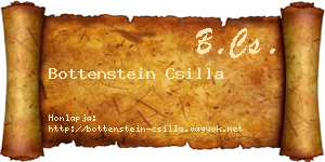 Bottenstein Csilla névjegykártya